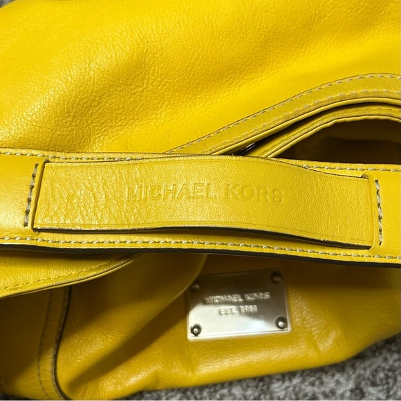 Michael Kors Leather Hobo Shoulder Bag - Picture 7 of 12